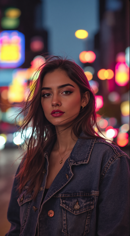若い女性の肖像画