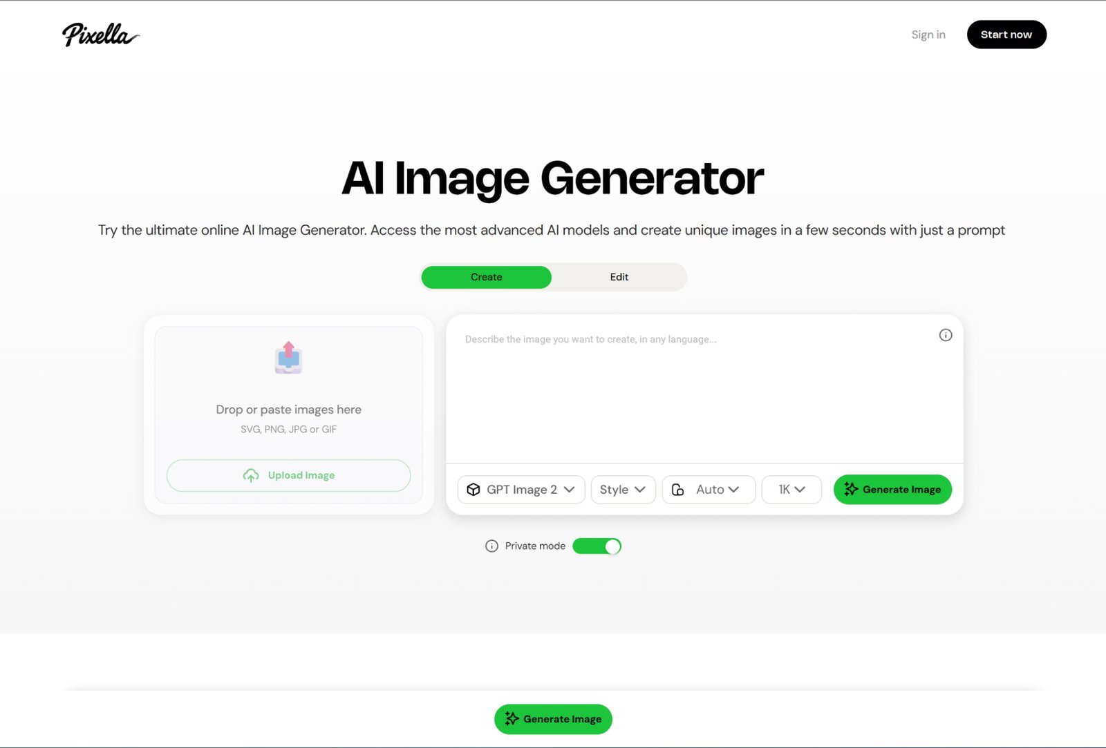 generowanie obrazu AI