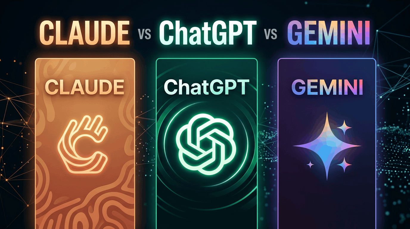 Claude vs ChatGPT vs Gemini: Najlepszy przewodnik porównawczy