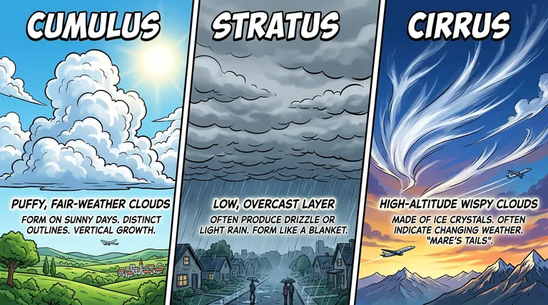 雲的種類比較