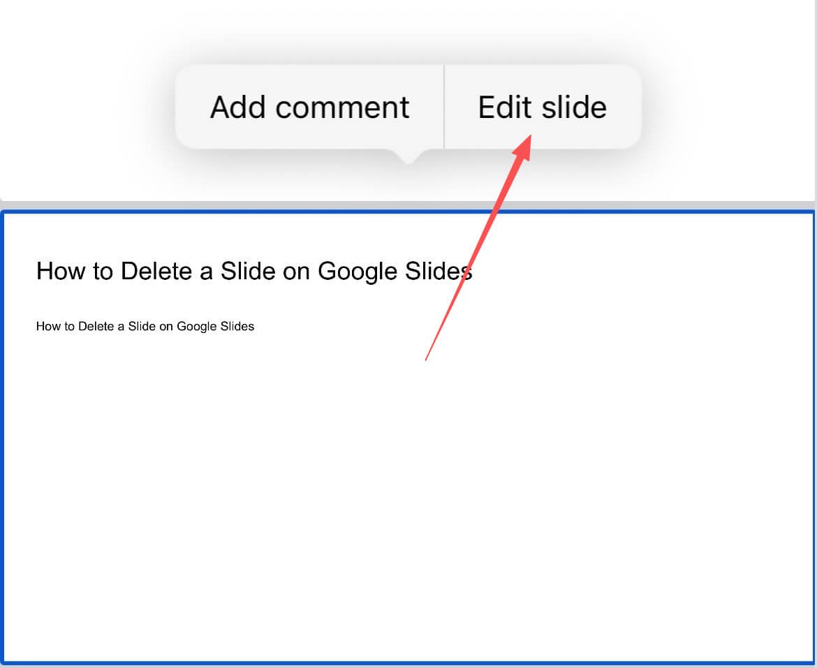 Edytuj slajd w Prezentacjach Google