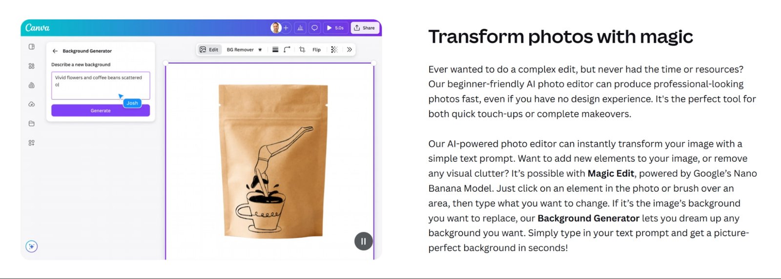 magic edit integration