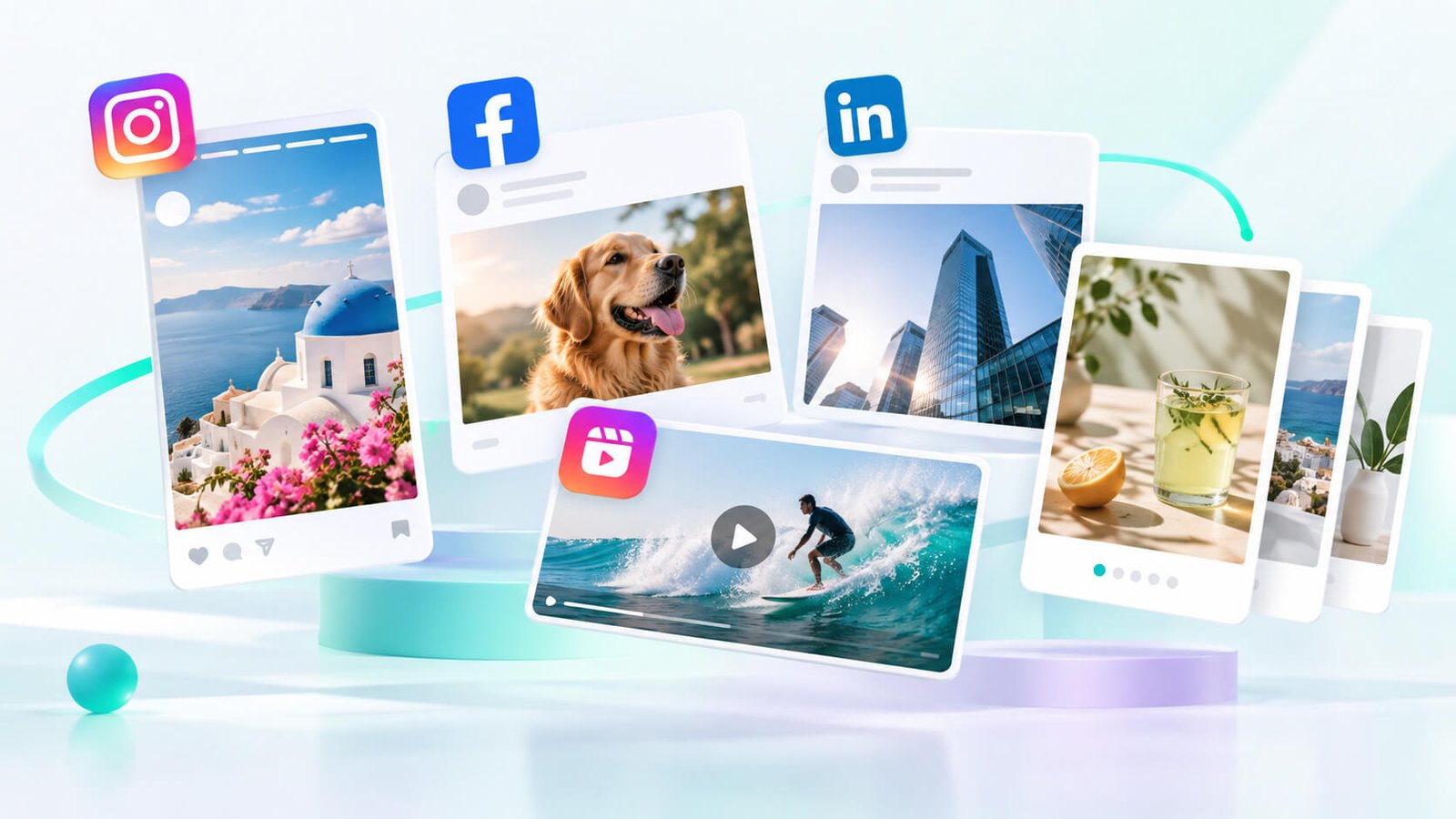 Des visuels sociaux multiplateformes simplifiés
