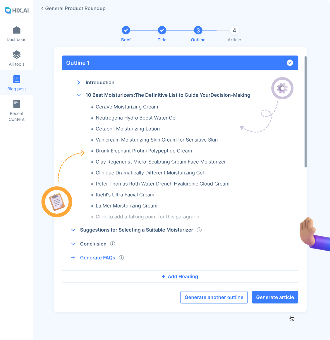 Processo <span class="text-[#00D3B6]">simples</span> de criação de resumo de produtos