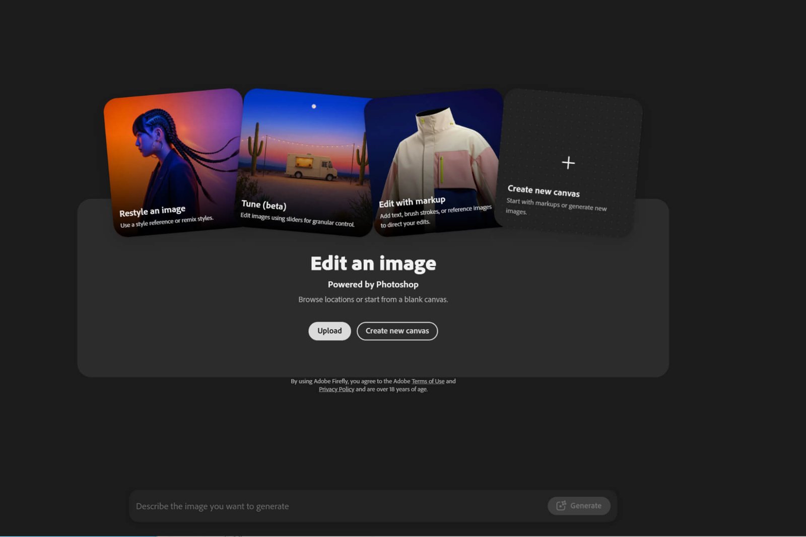 Adobe Firefly-prompt til redigering